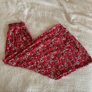 Floral Wide Leg Pants